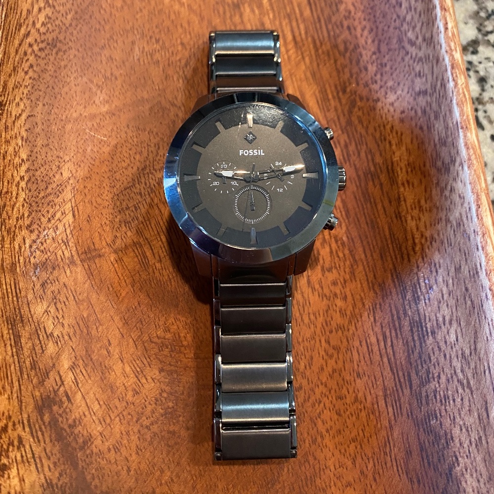 Gray Men's Fossil Watch (FS4680)